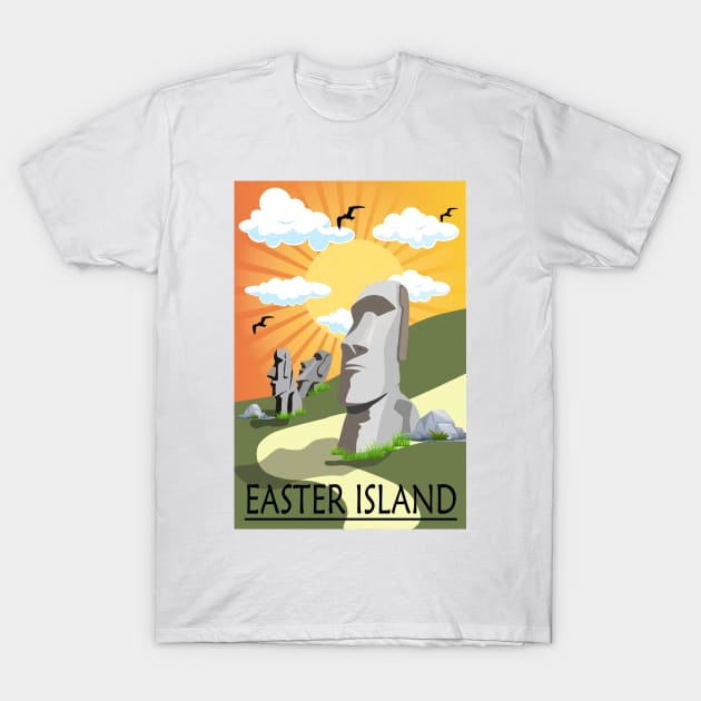 Easter Island T-Shirt by Jenex